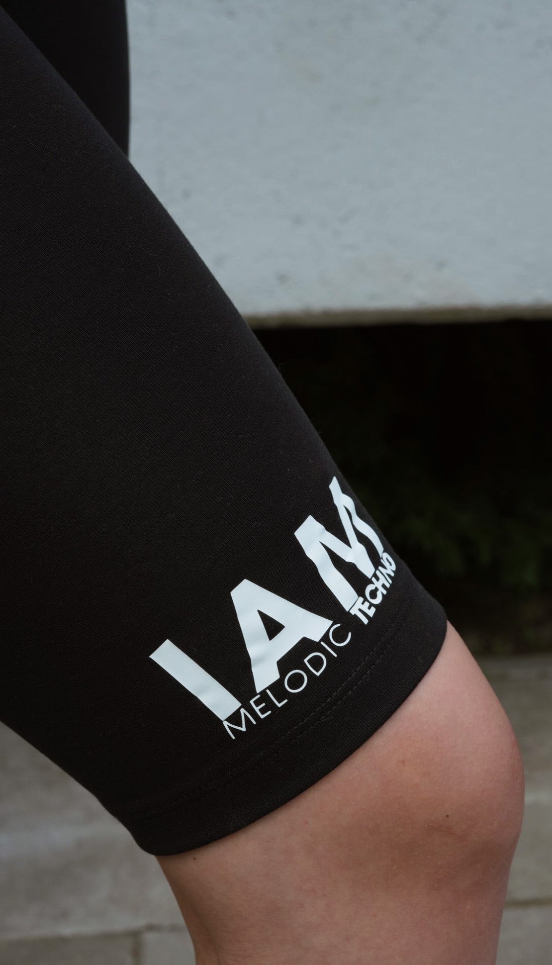 IAM Melodic Techno High Waist Cycle Shorts