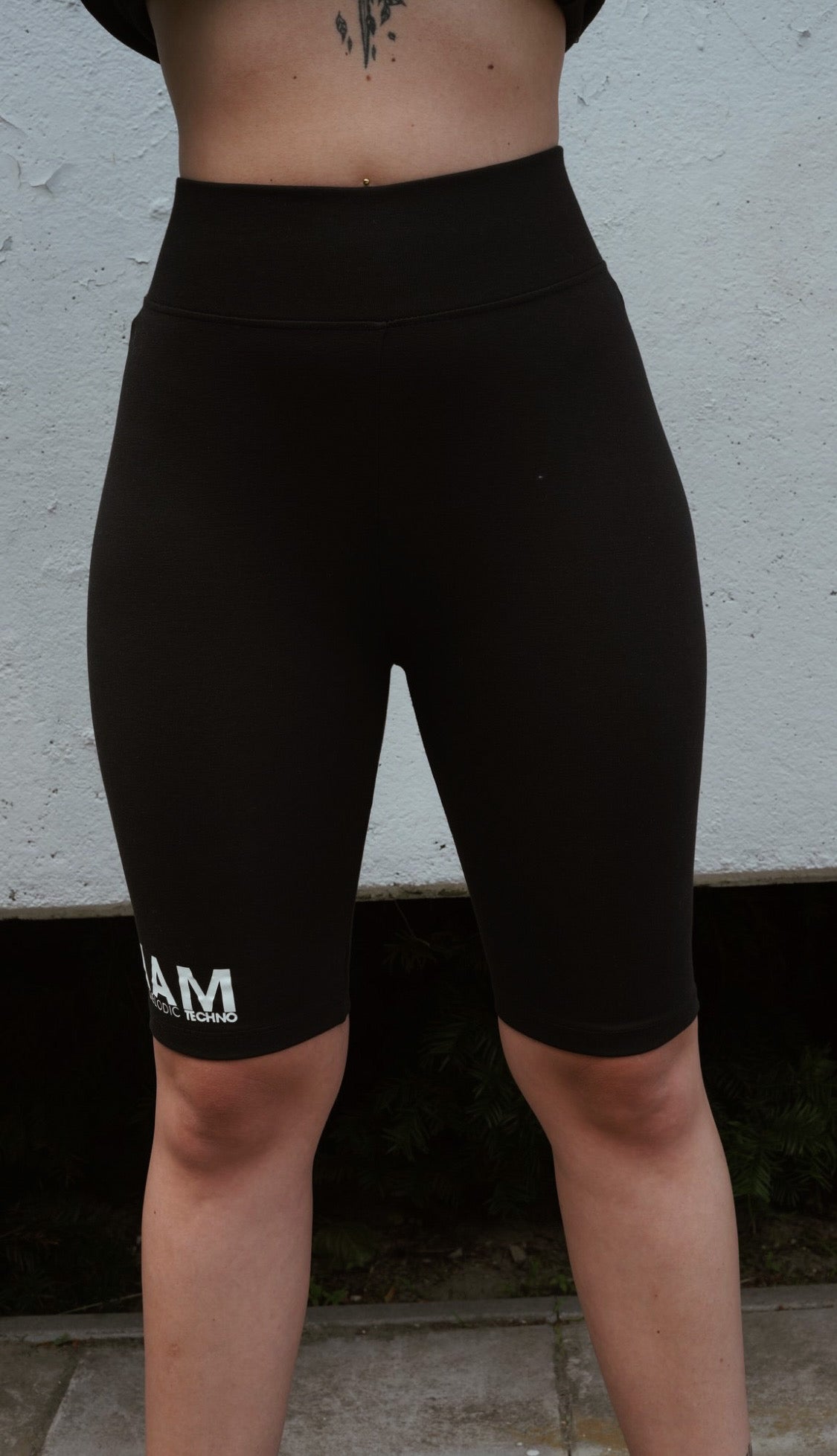 IAM Melodic Techno High Waist Cycle Shorts