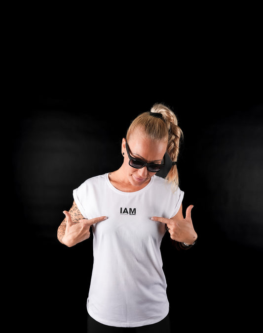 IAM Melodic Techno Ladies Shoulder Tee