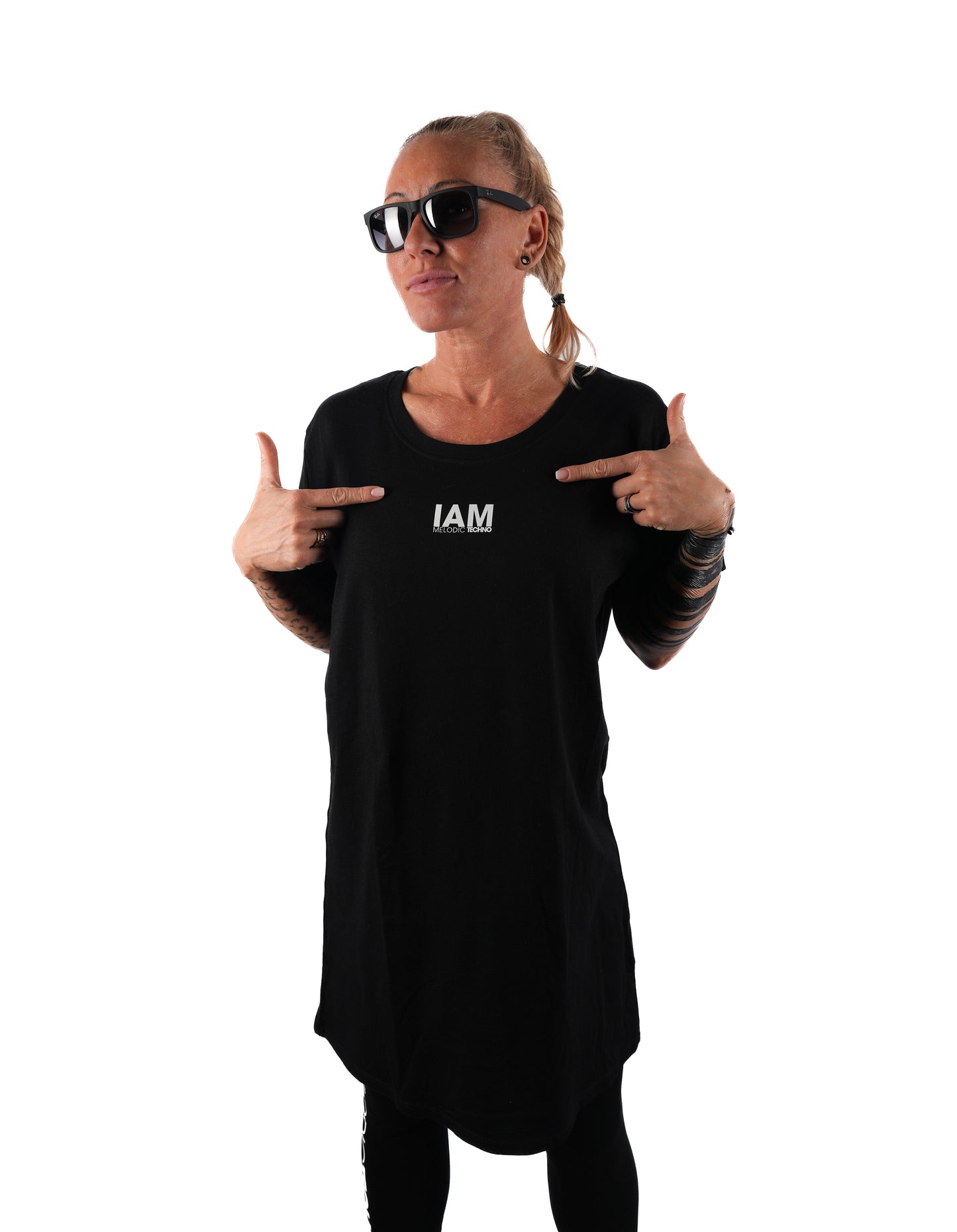 IAM Melodic Techno T-Shirt Kleid