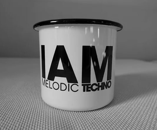 IAM Melodic Techno Emaille Tasse