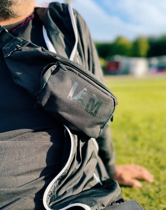 IAM Melodic Techno Belt Bag groß - Black Edition -