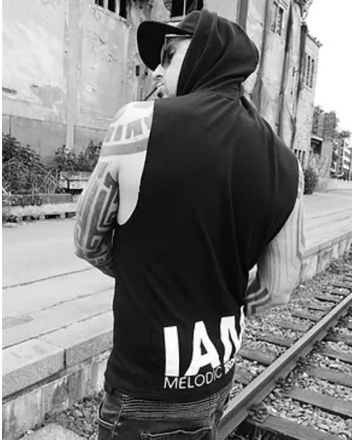 IAM Melodic Techno Muscle Hoodie Men