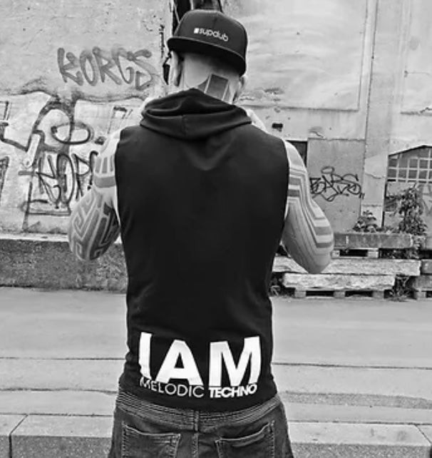 IAM Melodic Techno Muscle Hoodie Men