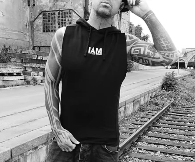 IAM Melodic Techno Muscle Hoodie Men