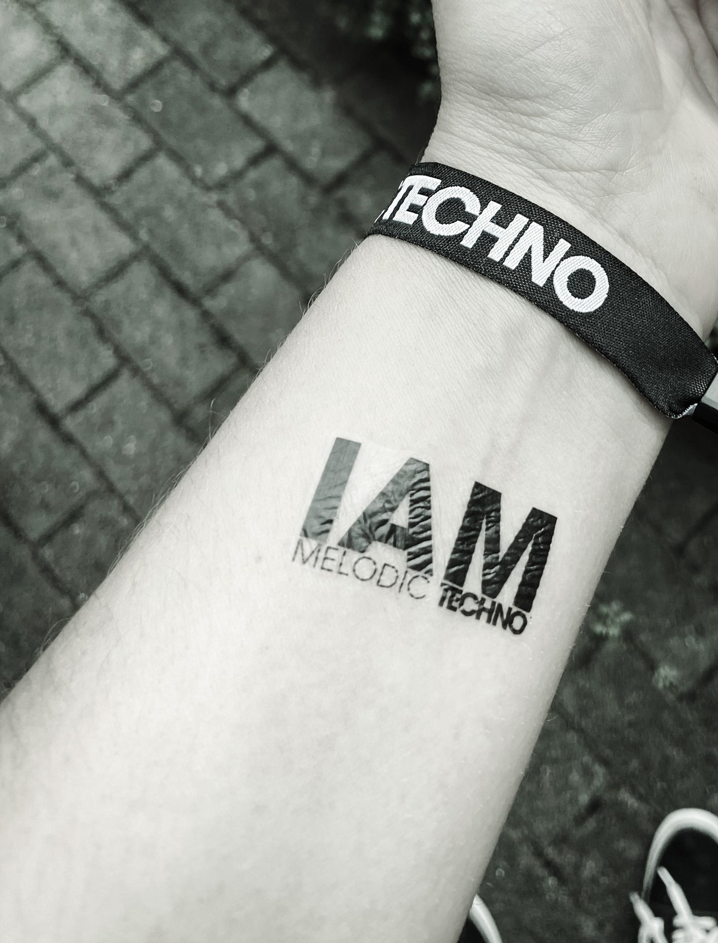 IAM Melodic Techno Tattoo