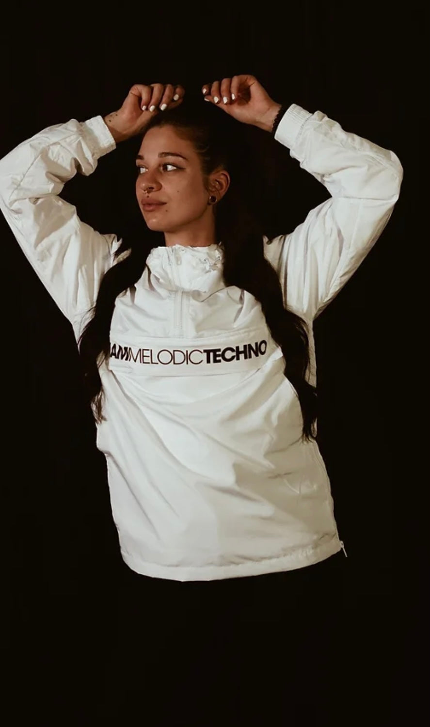 IAM Melodic Techno Ladies ueberzieher Windbreaker -PERSONALISIERT-