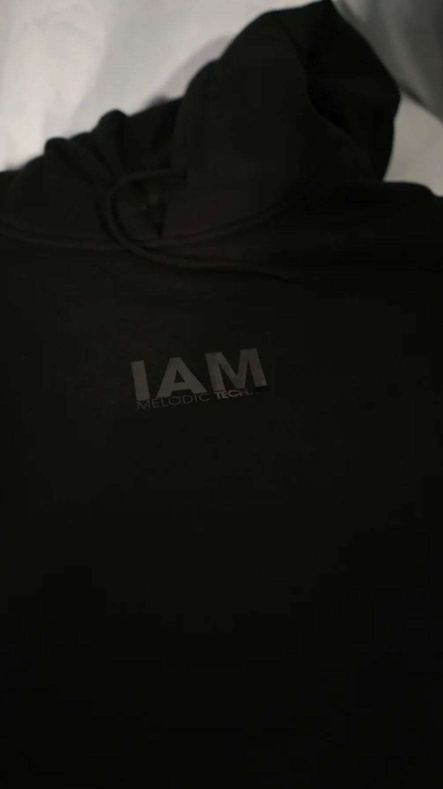 IAM Melodic Techno Heavy Hoodie -BLACK EDITION-