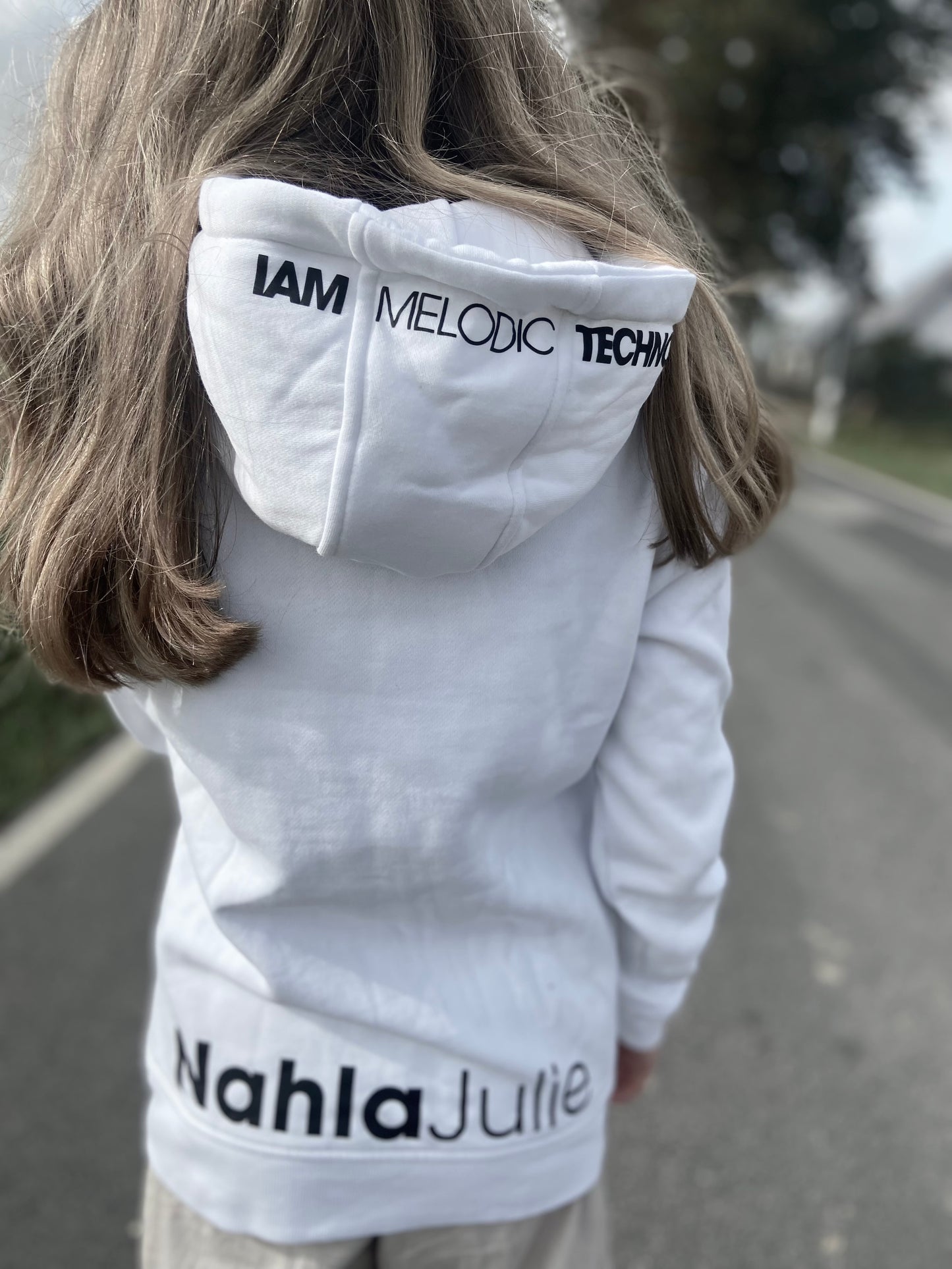 IAM Melodic Techno Kids Hoodie-personalisiert-