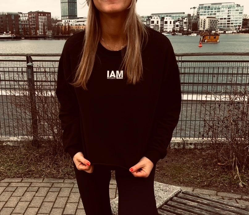 IAM Melodic Techno Ladies Cropped Sweater