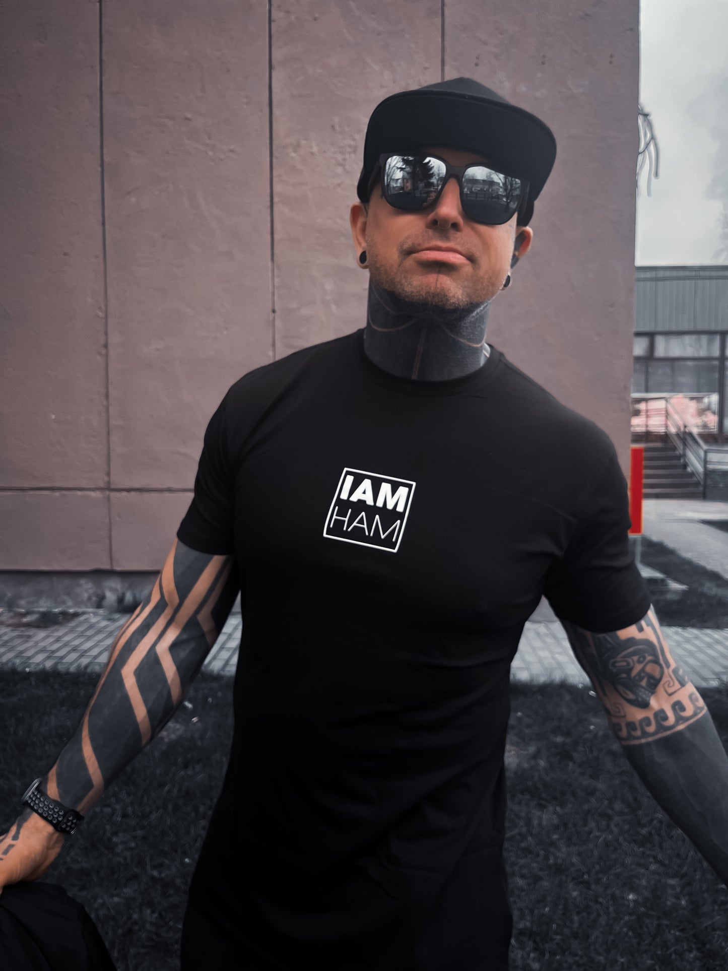 IAM Melodic Techno Longshirt "IAM HAM"