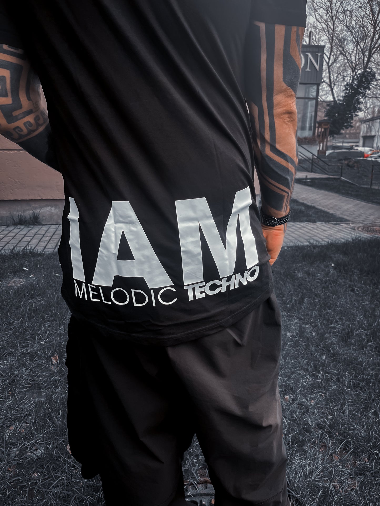 IAM Melodic Techno Longshirt "IAM HAM"